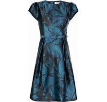 Sachin & Babi - Maddox Floral-Print Dress - Women - Polyester/Polyester - 0 - Blue