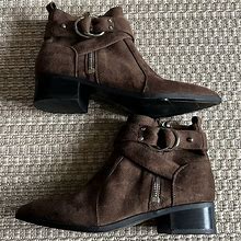 Nine West Shoes | Brown Suede Boots Nine West New 7-1/2 | Color: Brown | Size: 7.5