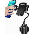 Weguard Cup Holder Phone Mount, No Shaking Cup Phone Holder For Car Rock Solid Car Phone Holder Mount For Cars, Trucks, Suvs Etc, Compatible With