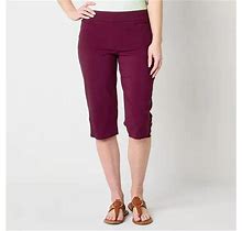 Liz Claiborne Lisa Womens Mid Rise Slim Pant | Pink | Womens 2 | Pants Slim Pants