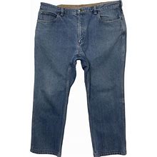 Duluth Trading Ballroom Relaxed Fit Jeans Mens 42X28 Style 86069B 5 Pocket