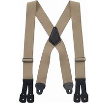 Duluth X-Back Button Suspenders - Tan/Khaki ONESIZE - Duluth Trading Company