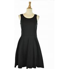 Loft Dresses | Ann Taylor Loft Black Shift Dress | Color: Black/Gray | Size: 0