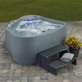 Discover 2-Person 20-Jet Oval Plug & Play Hot Tub W/ Ozonator, Powered By Jacuzzi Pumps In Gray Aquarest Spas, Powered By Jacuzzi® Pumps | Wayfair