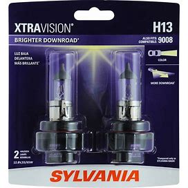 Sylvania H13 Xtravision Headlight 2 Pack