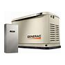 Generac Guardian Series Air-Cooled Home Standby Generator, 10Kw (LP)/9Kw (NG), 100 Amp Transfer Switch, Model 7172