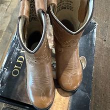 Old West Shoes | Size 4.5 Kids Boot | Color: Brown | Size: 4.5Bb