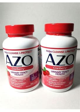 2 AZO Cranberry Urinary Tract Health 100 Softgels
