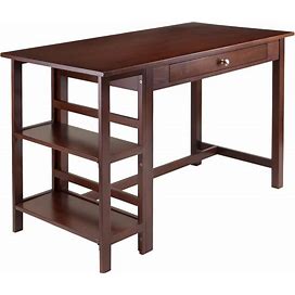 Winsome Wood Velda Writing Desk With 2 Shelves - Winsome Wood - 94550