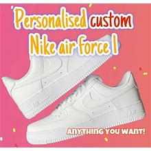 Personalised Custom Nike Air Force 1 | Personalized Sneakers| Custom Nike AF1 - Any Design You Want Shoes, Exclusive Sneakers, Dream Design