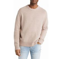 Frame Men's Pink Cashmere Crewneck Sweater In At
