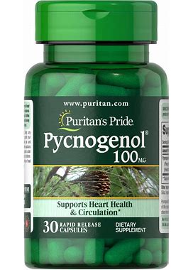 Puritan's Pride Pycnogenol 100 Mg | 30 Capsules