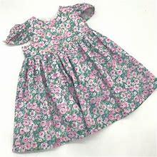 Baby Girls Rose Floral Cotton Dress