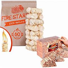 Kindling Wood Sticks 500Pc, Fire Starter 60+ Pc XXL Size - Charcoal Fire Starters- Fire Starter Sticks For Campfires And Fireplace - Natural Firestar