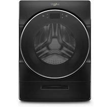 5.0 Cu. Ft. High Efficiency Smart Black Shadow Stackable Front Load Washing Machine With Load And Go XL Plus Dispenser