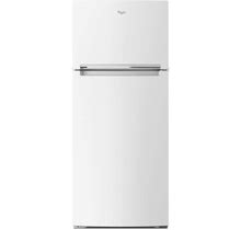 Whirlpool 17.6-Cu Ft Top-Freezer Refrigerator (White) | WRT518SZFW