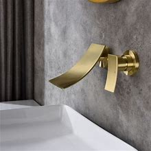 Wall Mount Widespread Bathroom Faucet