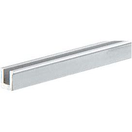 CRL Satin Anodized Aluminum Snap-In Extrusion 144" Stock Length D3031A