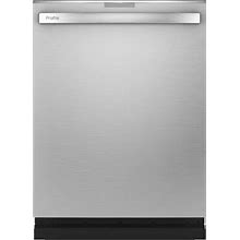 GE Profile™ GE Profile Smart Appliances Stainless Steel 23.75" 39 Dba Built-In Fully Integrated Smart Dishwasher - Dishwashers In Gray | Perigold | PD