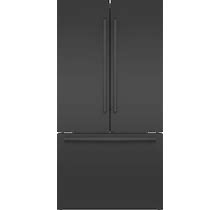 Bosch Counter-Depth 800 Series 21-Cu Ft French Door Refrigerator With Ice Maker And Water Dispenser (Black Stainless Steel) ENERGY STAR | B36CT80SNB