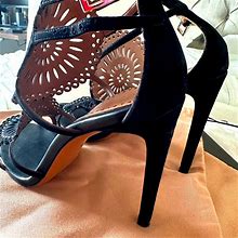 Alaia Shoes | Alaia Sandals Noir Size 38 Used Once | Color: Black | Size: 38