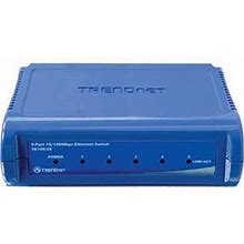 TE100-S5 Trendnet 5-Ports RJ-45 10/100Base-TX Lan Fast Ethernet Switch