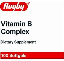 Major Rugby B-Complex Dietary Supplement, 100 Capsules | 1 Bottle | Carewell
