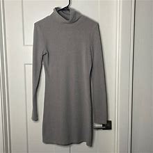 Forever 21 Dresses | Mock Turtleneck Dress | Color: Gray | Size: L