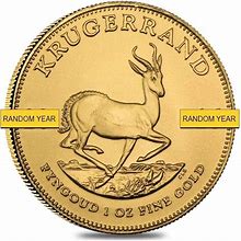 1 Oz South African Krugerrand Gold Coin BU (Random Year)