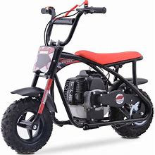 Mototec Bandit Kids Gas Mini Bike 52Cc 2-Stroke Safety Features Red No