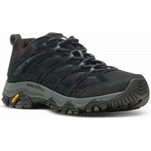 Merrell Men's Moab 3 Lace-Up Hiking Shoes - Black Night - Size 7