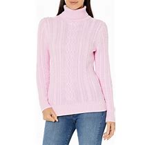 Amazon Essentials Women's Fisherman Cable Turtleneck Sweater (Available In Plus Size)