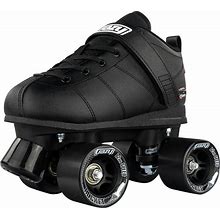 Crazy Skates Rocket Roller Skates - Men's Quad Skates - Black