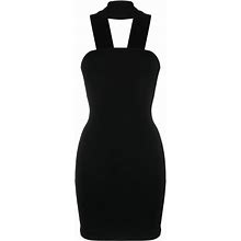 Solace London - Carli Mini Dress - Women - Elastane/Polyester - 12 - Black
