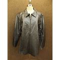 Jessica London Womens Plus Sz 20 Silver Grey Genuine Leather Jacket