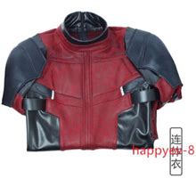 Deadpool Cosplay Red Deadpool Suit Men Costume Jumpsuit Halloween