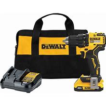 DEWALT 20-Volt Max 1/2-In Keyless Brushless Cordless Drill (1-Battery Included, Charger Included And Soft Bag Included) | DCD793D1