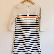 H&M Dresses | Striped Shift Dress / White / Black / Orange | Color: Black/White | Size: Xs