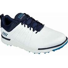 Skechers Men's GO GOLF Elite Tour SL Spikeless Golf Shoes 3019236 - White/Navy 7.5 W 7.5 Wide White Navy