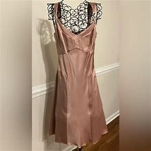 Loft Dresses | Ann Taylor Loft Silk Cocktail Dress Womens Sz 4 Silk Dress Nwot | Color: Pink | Size: 4