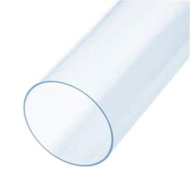 6 in. X 36 in. Long Clear Pipe Rigid Plastic Tubing For Dust