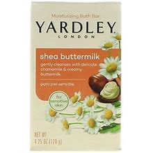 Yardley London Sensitive Skin GP27 Shea Buttermilk Bar Soap 4.25 Oz (Pack Of 12)