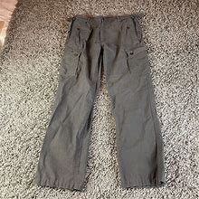 Clothing Arts Cargo Pants Mens 36X32 Gray Adventure Traveler Teflon