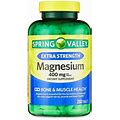 Spring Valley Magnesium 400Mg, 250 Count Dietary Supplement For Bone & Muscle