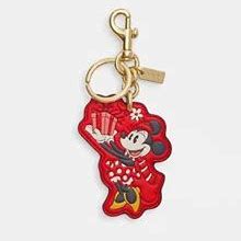 Coach Outlet Disney X Coach Minnie Mouse Bag Charm - Women's Accessories - Red