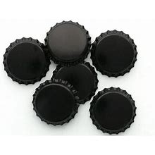 Beer Bottle Crown Caps - Oxygen Absorbing (Black)