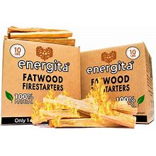 ENERGITA Fatwood Fire Starter Sticks | Food Safe Fire Starter | Charcoal Starters | Natural Fire Starter Wood | Fatwood Sticks 20 Lbs