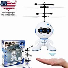 Electric Flying Robot Drone Toy Infrared Induction Robot For Kids Toy 3-10 Years