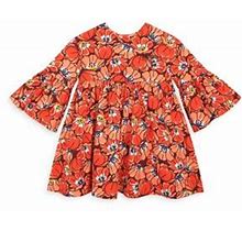 Kenzo Little Girl's & Girl's Floral Print Dress - Peach - Size 3
