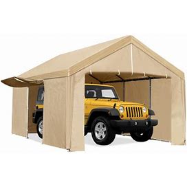 Homhougo Carport 13×20 ft Heavy Duty Car Canopy Storage Shed Metal | 132 H X 156 W X 240 D In | Wayfair 637Bd754d6d9370a755e82cc745ce4ab